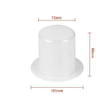 白色聚丙烯纸管堵头厂家批发薄膜汽车膜光电卷材BS-7280塑料堵头