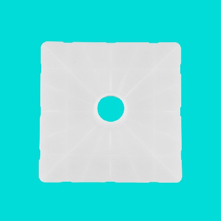 现货批发塑料堵头隔膜管芯端盖塑料方形管塞胶管挡板